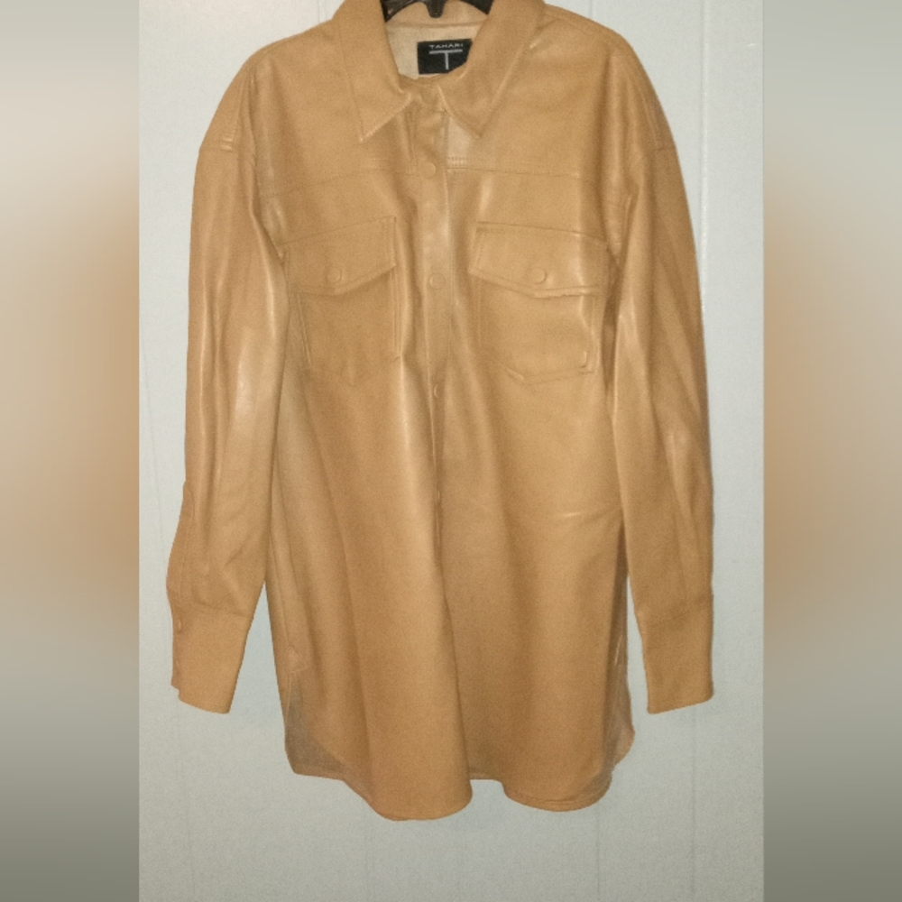 Brown Leather Women's Jacket - Picture 2 of 6